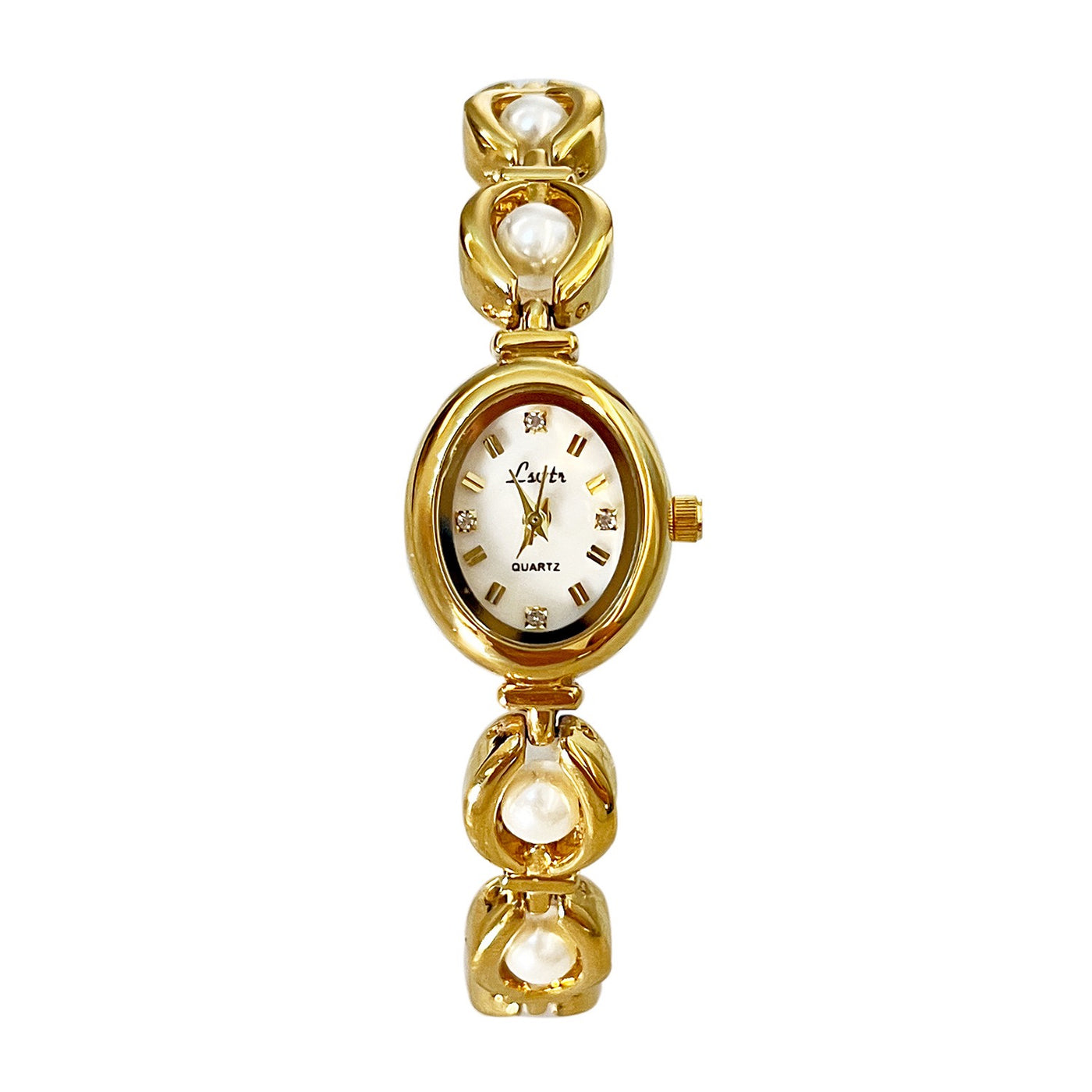 Pearl Vintage Watch Gold